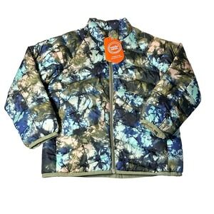 Wonder Nation Jacket Girls‎ Medium 8 Multicolor Lightweight Packable Puffer NWT